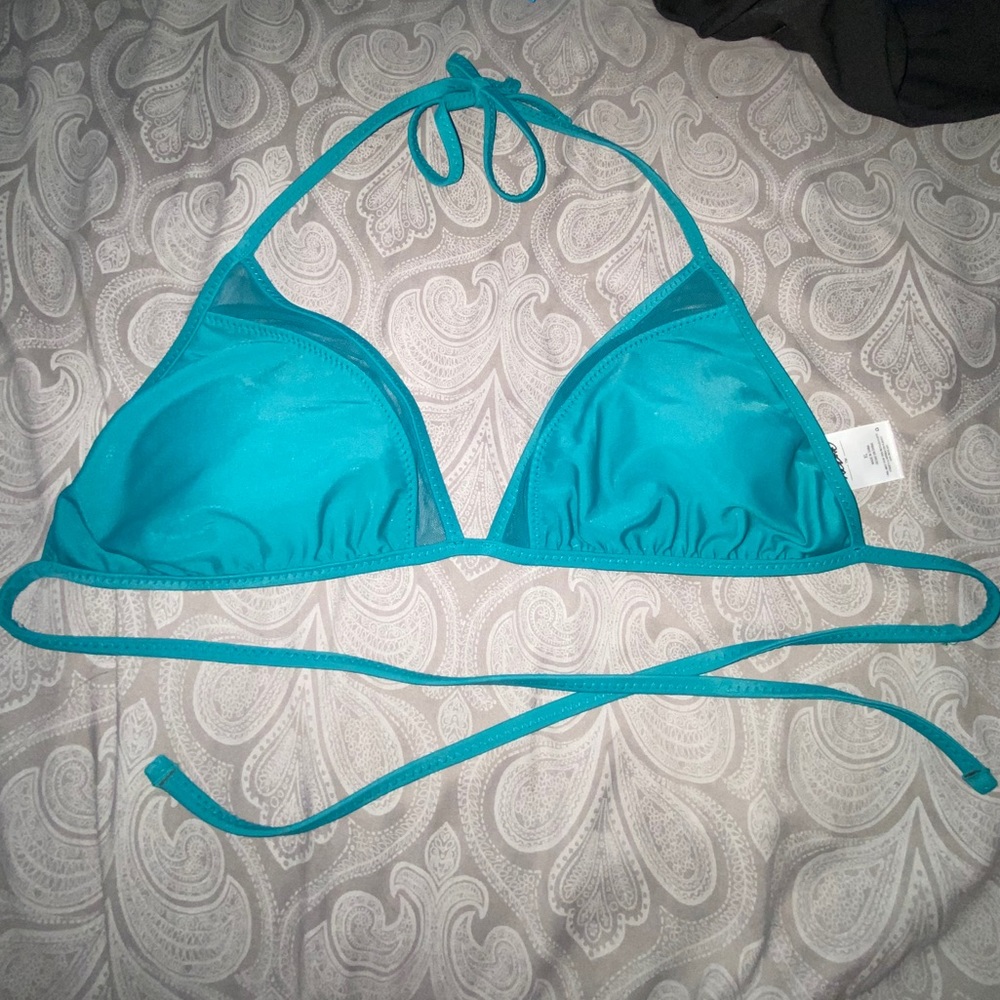 Turquoise Bikini Top